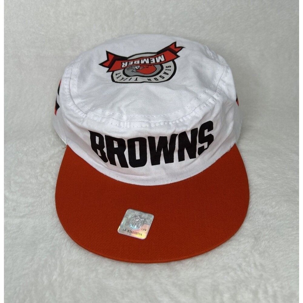 Cleveland Browns Painters Cap Hat Snapback NFL Football Brown Orange